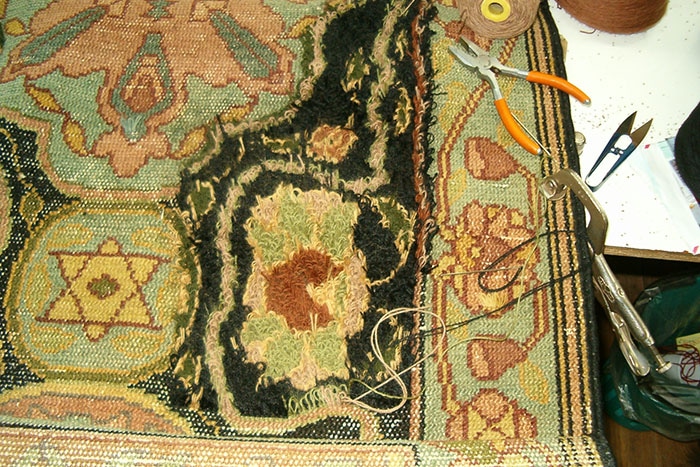 שחזור פני השטיח שטיח בצלאל